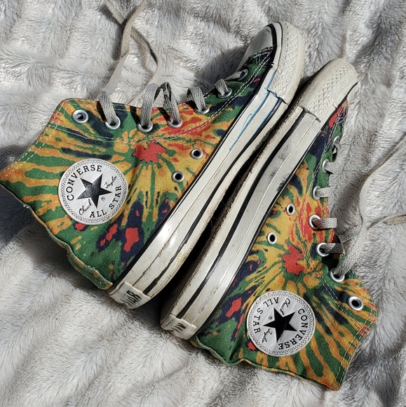 Converse Shoes - Chuck Taylor's tie dye hi-tops